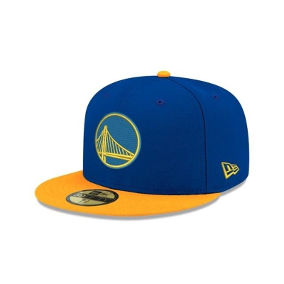 Sapca New Era Golden State Warriors NBA Two Tone 59FIFTY Fitted - Albastri